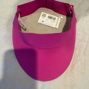 New with tags. Lululemon wide band visor. Hot pink